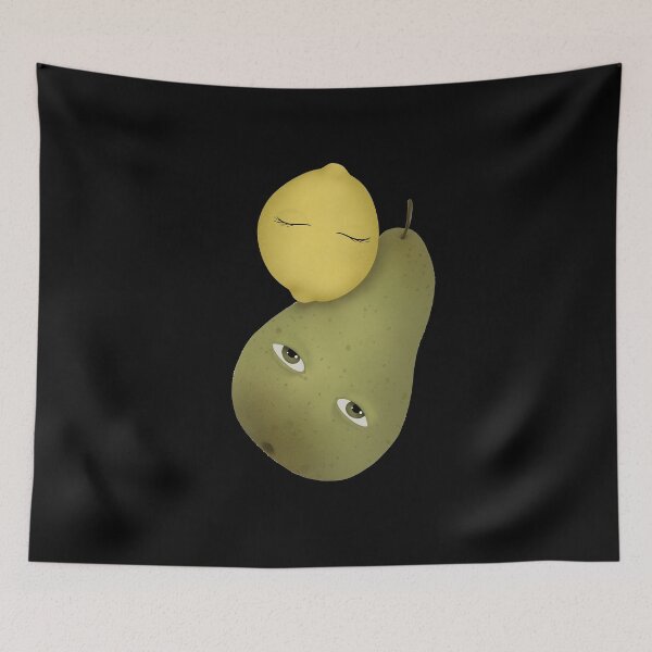 Item preview, Sleeping lemon and pear designed and sold by SYLPAT.