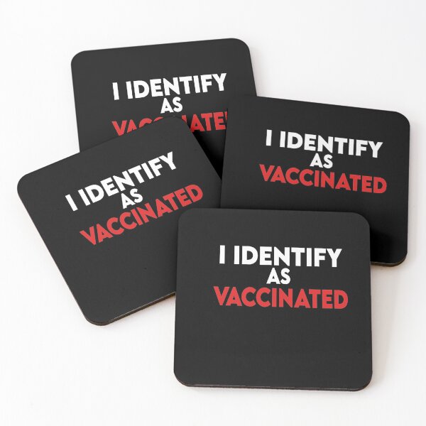 Item preview, I IDENTIFY AS VACCINATED, Retro,  designed and sold by Heddar Badreddine.