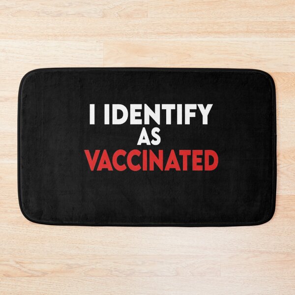 Item preview, I IDENTIFY AS VACCINATED, Retro,  designed and sold by Heddar Badreddine.