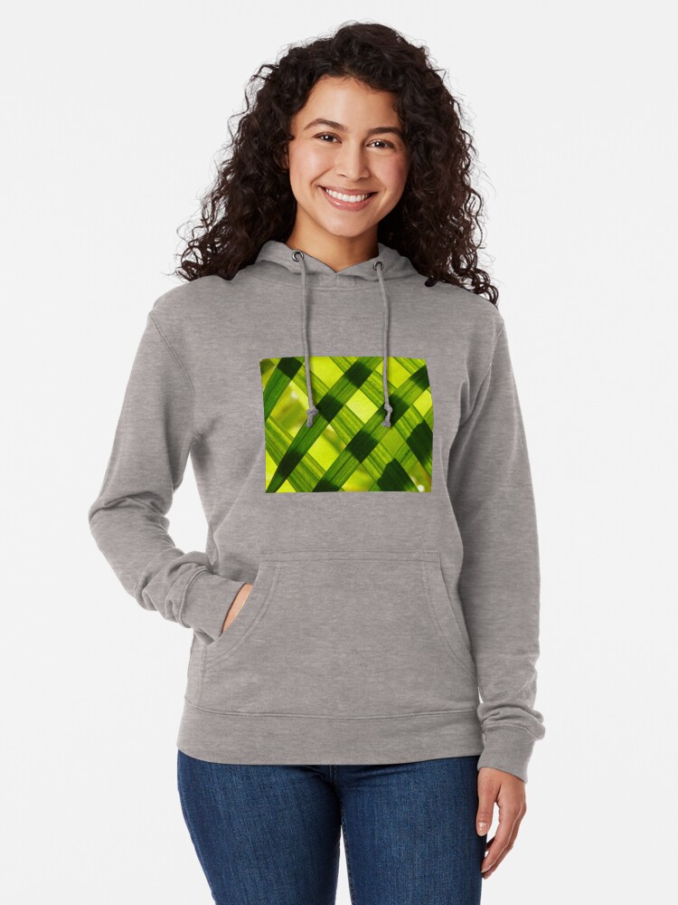Alternate view of Bamboo Texture Lightweight Hoodie
