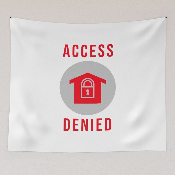 Item preview, Access Denied red lock designed and sold by svanaerschot.