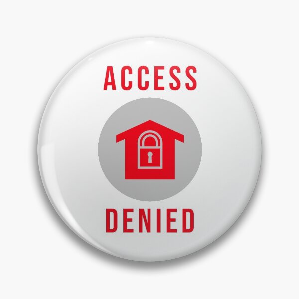 Item preview, Access Denied red lock designed and sold by svanaerschot.