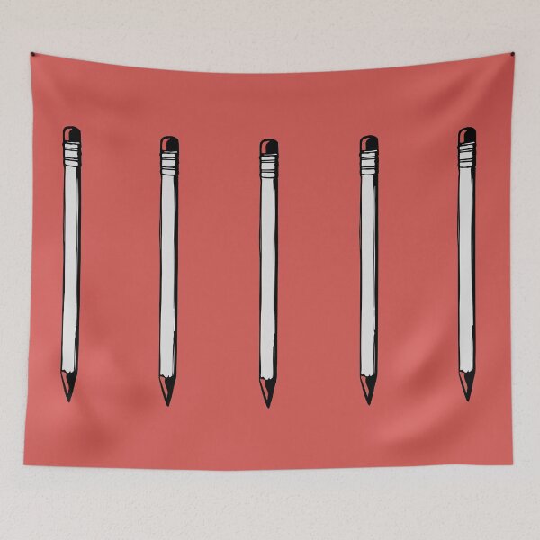 Item preview, Pencil simple (Red) designed and sold by PaperbackDesign.