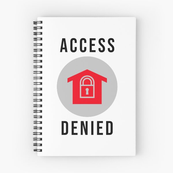 Item preview, Access Denied red lock designed and sold by svanaerschot.