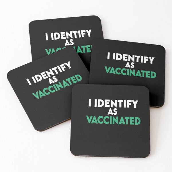 Item preview, I IDENTIFY AS VACCINATED, Retro,  designed and sold by Heddar Badreddine.