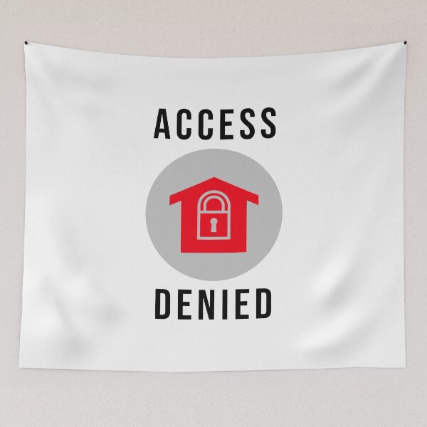 Item preview, Access Denied red lock designed and sold by svanaerschot.