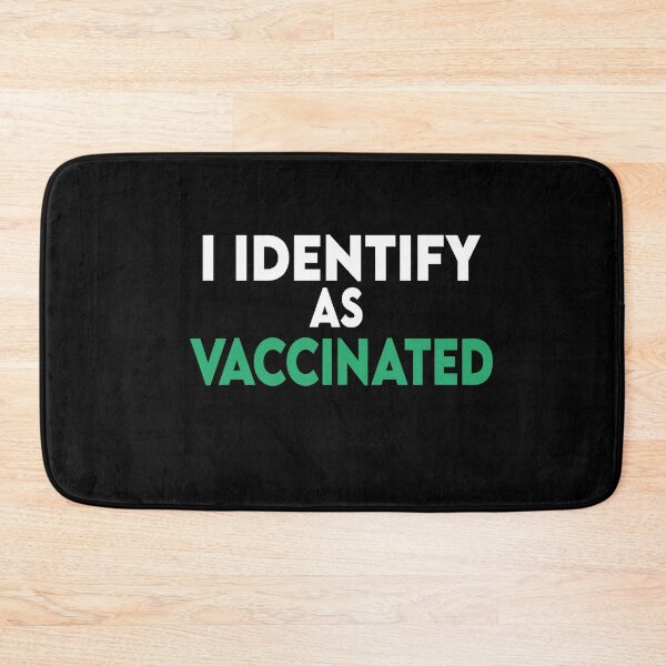 Item preview, I IDENTIFY AS VACCINATED, Retro,  designed and sold by Heddar Badreddine.