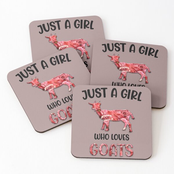 Item preview, Funny Goat Lover Girl Just A Girl Who Loves Goats Flower designed and sold by Sarah38.