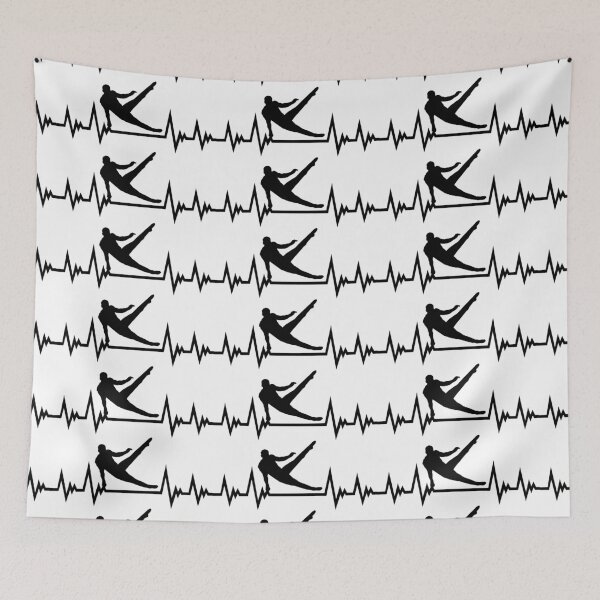 Item preview, Gymnastics EKG heartbeat, men's gymnastics pulse designed and sold by claudiasartwork.