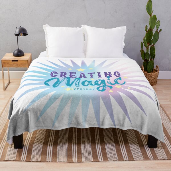 Item preview, Créer de la magie tous les jours, hologram pastel designed and sold by courbebleue.