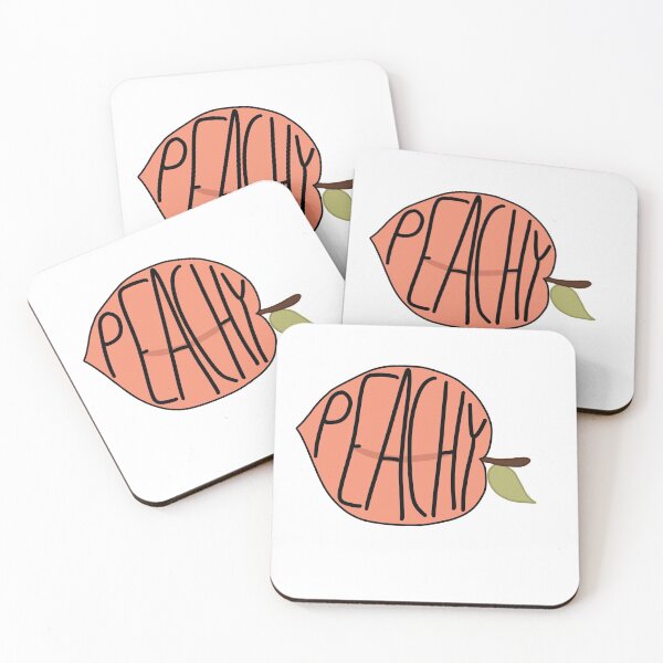 Item preview, peachy sticker  designed and sold by smileydesignsco.