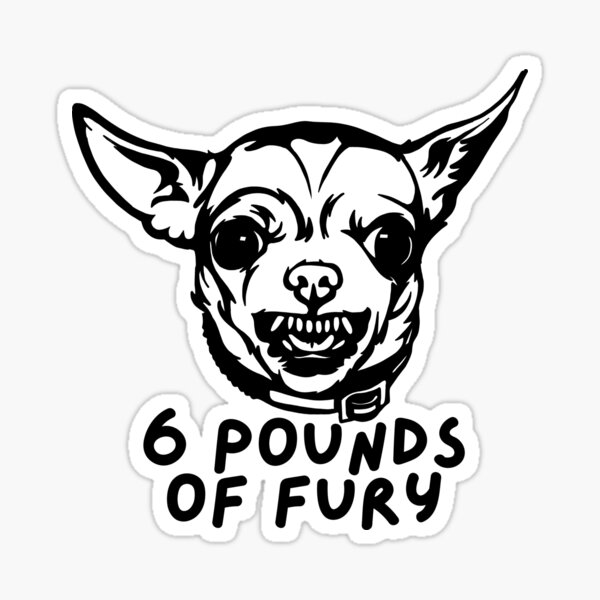 Funny Chihuahua Sticker Sticker