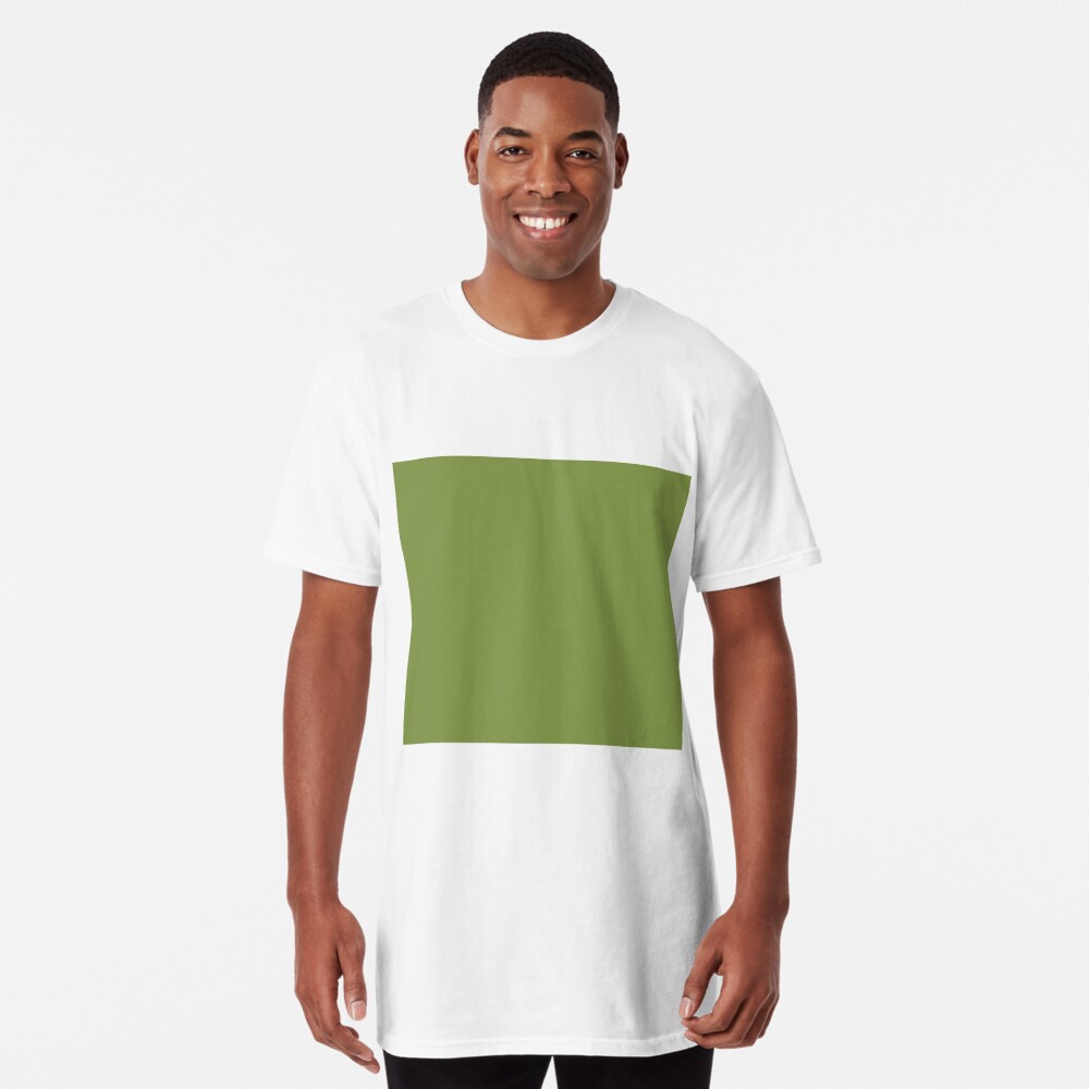 Green Color Long T-Shirt