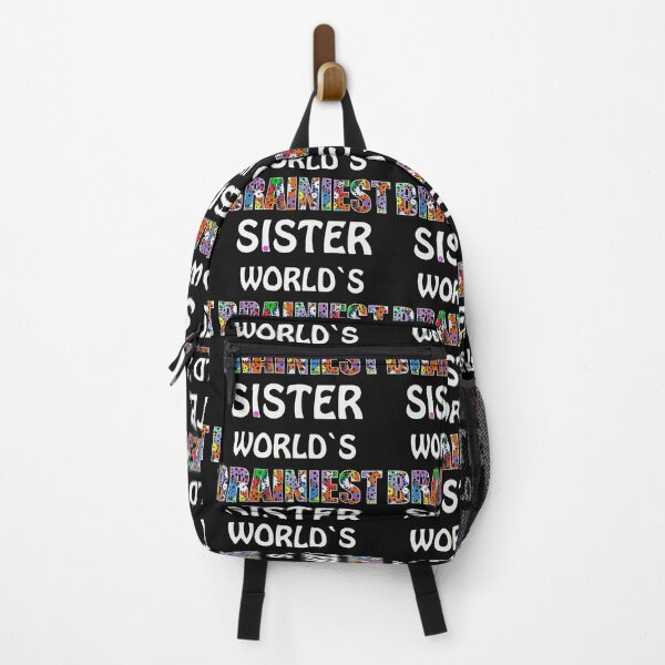 Item preview, Worlds Brainiest Sister Smart Clever Brain Intelligent Sis Little Sister Gift designed and sold by TheAplus.