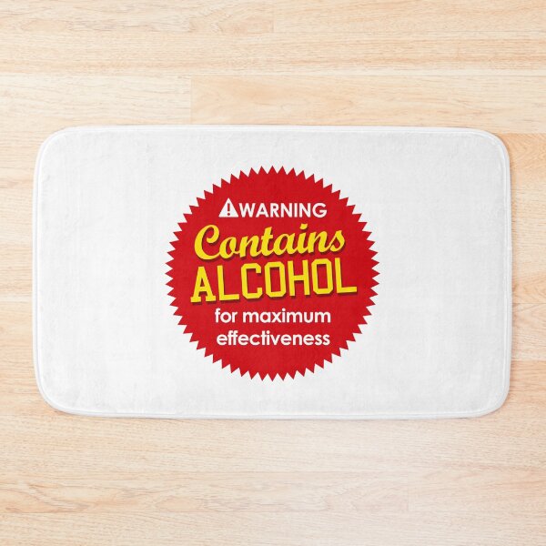 Item preview, Warning Contains Alcohol designed and sold by PapaBujuGaming.
