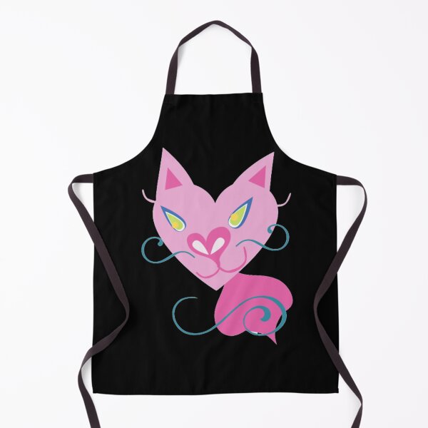 Item preview, Creepy Pink Siamese Cat Vector Cartoon Art Black Background designed and sold by H3designs.