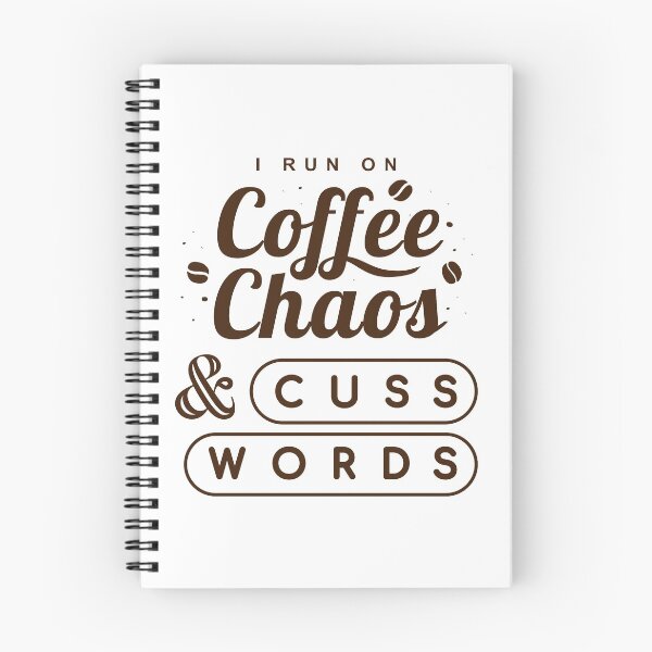 Item preview, I run on coffee chaos and cuss words light designed and sold by Freewind-Studio.