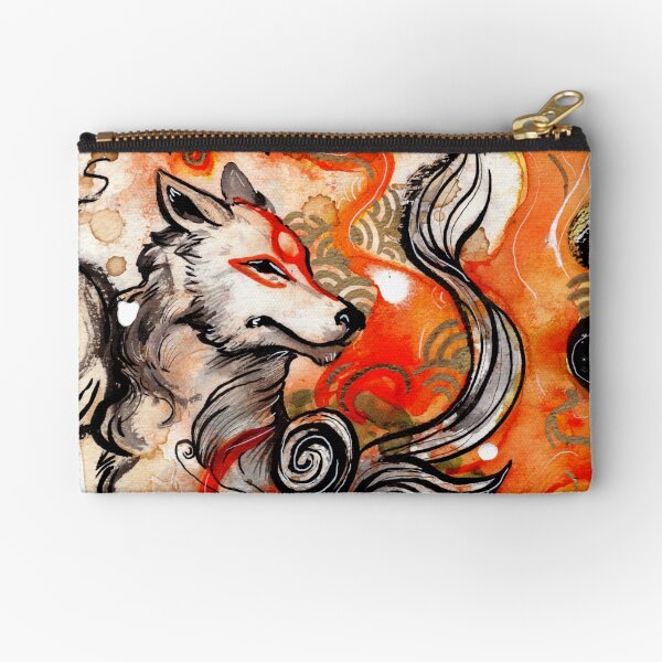 Okami Amaterasu Zipper Pouch