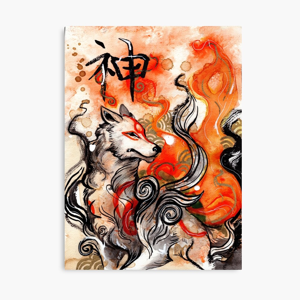 Okami Amaterasu Sun Goddess Matte Print 