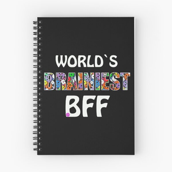 Item preview, Worlds Brainiest BFF Smart Clever Brain Intelligent Best Friend Forever Pal Gift designed and sold by TheAplus.