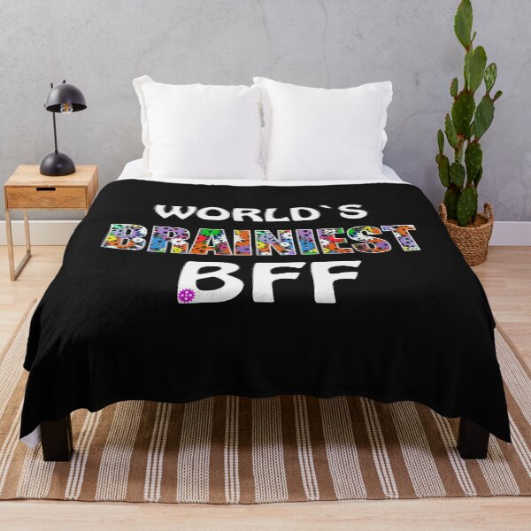Item preview, Worlds Brainiest BFF Smart Clever Brain Intelligent Best Friend Forever Pal Gift designed and sold by TheAplus.