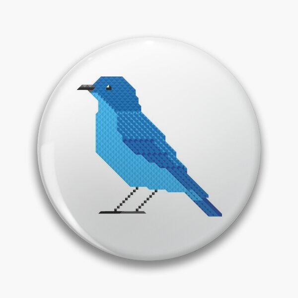 Item preview, Blue bird pixel art. designed and sold by KasTanDesign.