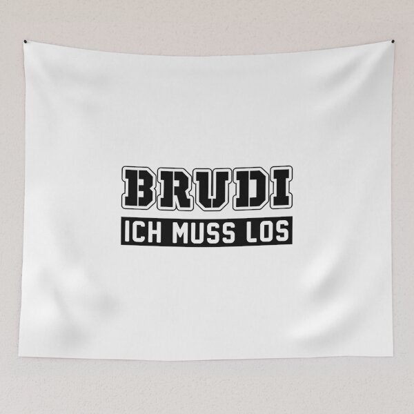 Item preview, Brother I Must Go White designed and sold by Tobias Langner.