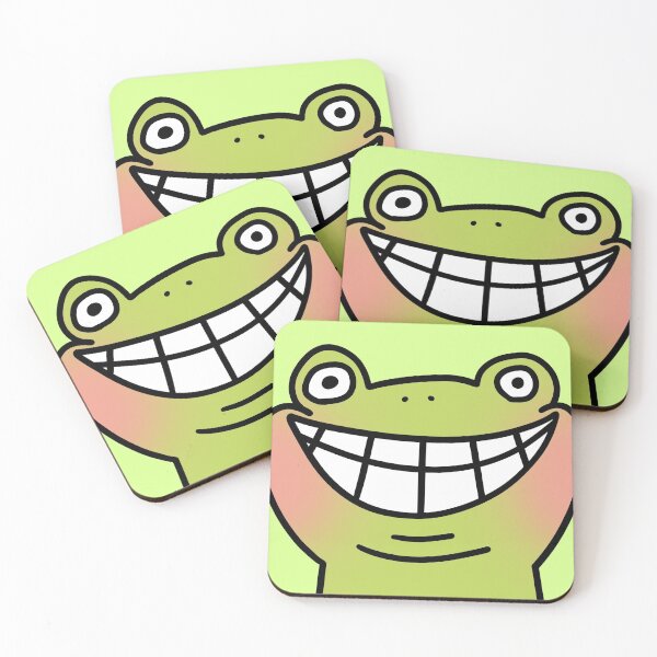 Item preview, Creepy smiling frog designed and sold by Nikamii.