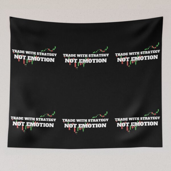 Item preview, Trade with strategy, Not emotion designed and sold by TraderShirts.