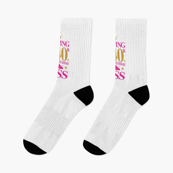 Item preview, 40th Birthday design. Stepping into my 40th Birthday like a Boss lady’s  designed and sold by iclipart.