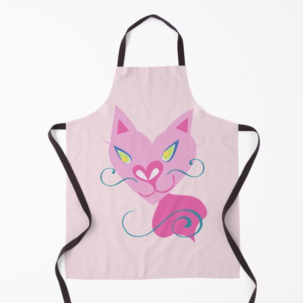 Item preview, Creepy Pink Siamese Cat Vector Cartoon Art Pink Background designed and sold by H3designs.