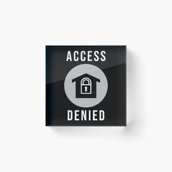 Item preview, Access Denied red lock designed and sold by svanaerschot.