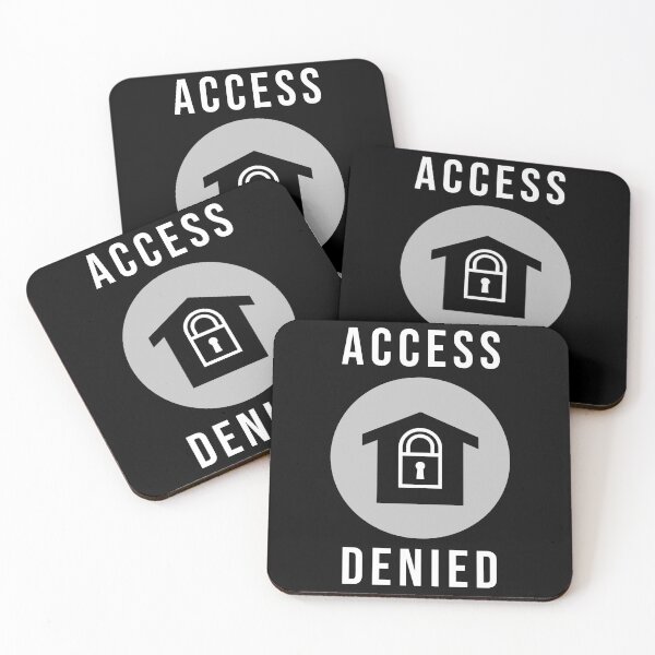Item preview, Access Denied red lock designed and sold by svanaerschot.
