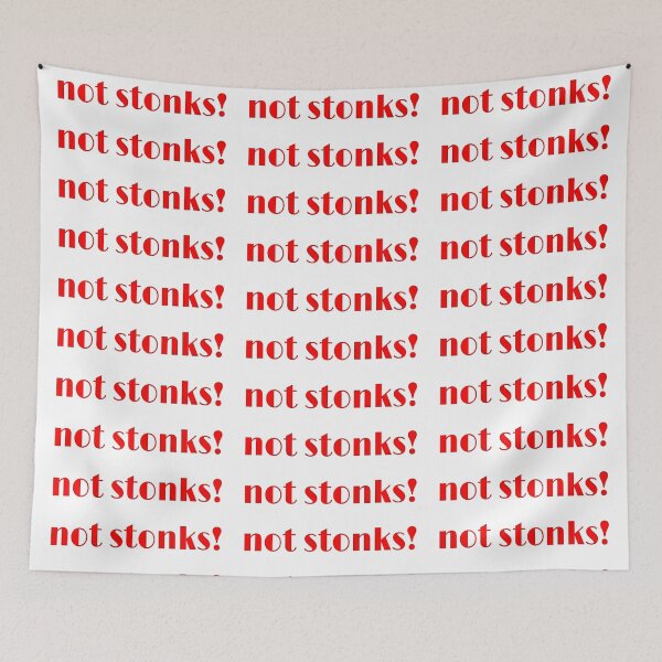 Item preview, not stonks! designed and sold by marjard.