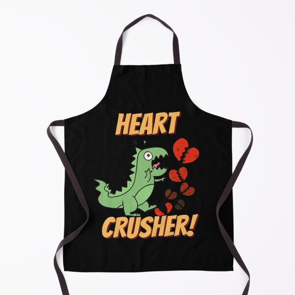 Item preview, Heart crusher, cute funny dinosaur, broken heart designed and sold by Lekrock.