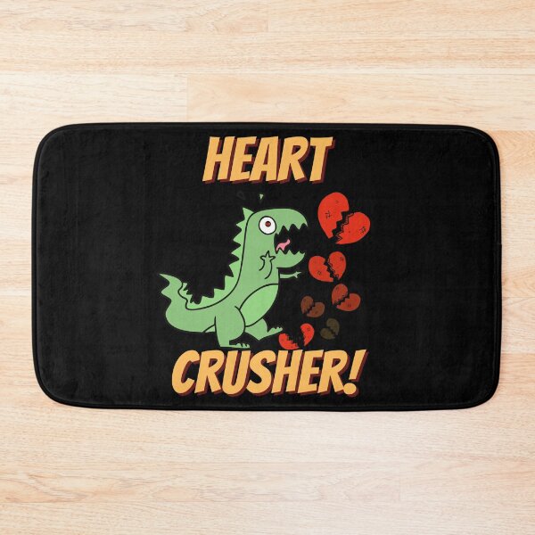 Item preview, Heart crusher, cute funny dinosaur, broken heart designed and sold by Lekrock.