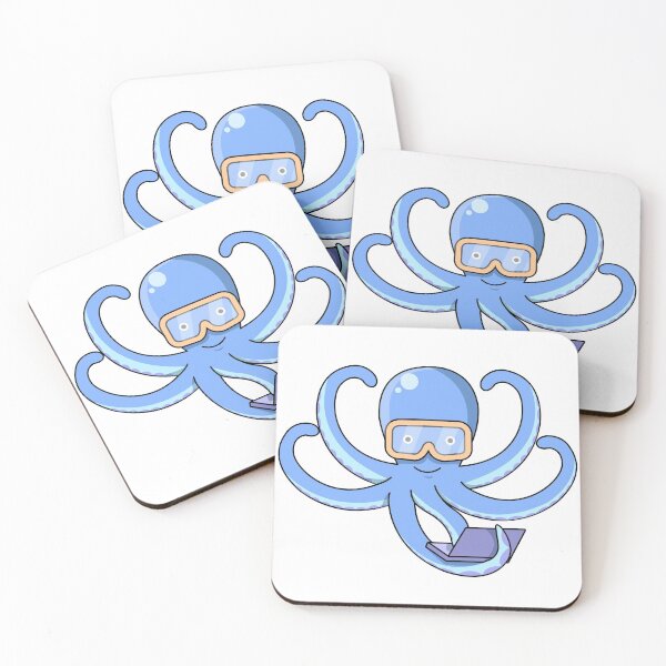 Item preview, smart octopus with laptop on tentacles designed and sold by Heytoucan.
