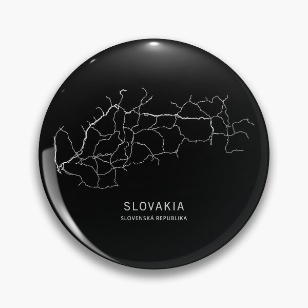 Item preview, Slovakia Road Map designed and sold by clarkstpress.