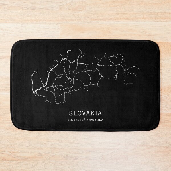 Item preview, Slovakia Road Map designed and sold by clarkstpress.