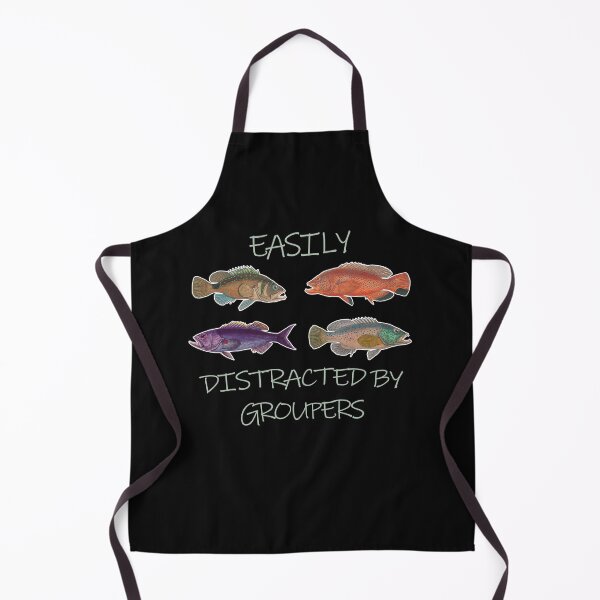 Item preview, Easily distracted by groupers Reef Aquarium Fish Keeper Aquarist Gift designed and sold by TheAplus.