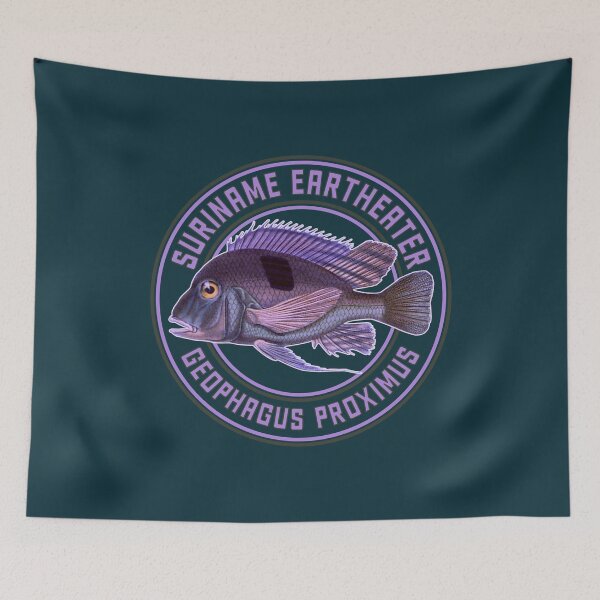 Item preview, Eartheater Geophagus Cichlid Aquarium Fish Keeper Aquarist Gift designed and sold by TheAplus.