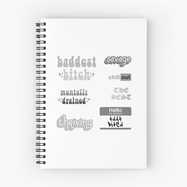 Artikelvorschau, Monochromes That Bitch-Sortenpaket entworfen und verkauft von everything4eva.