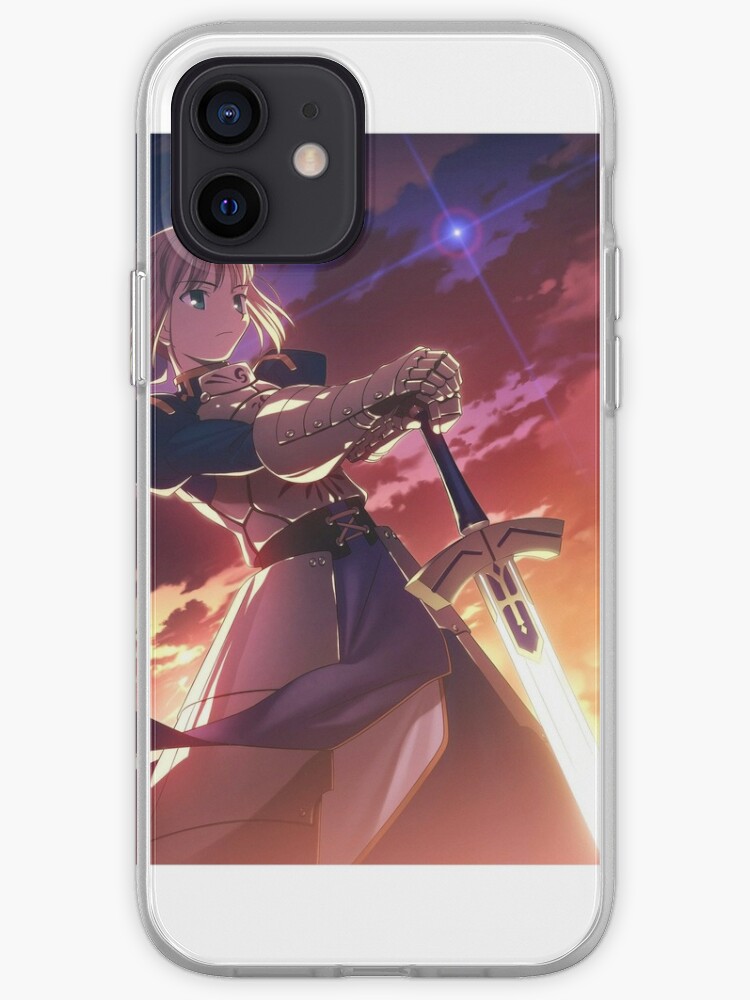 Fate Stay Night Unlimited Blade Works Saber Iphone Case Cover By Thesacredgamer1 Redbubble