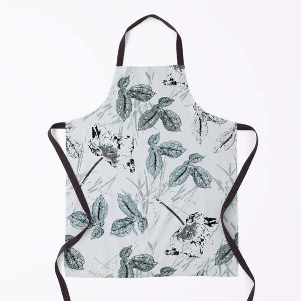 Item preview, Georgiana Floral in grey blue designed and sold by ncxadair.