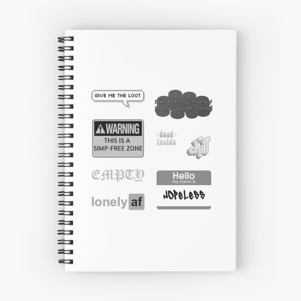 Artikelvorschau, Monochromes hoffnungsloses Sortenpaket entworfen und verkauft von everything4eva.