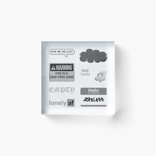 Item preview, Monochrome Hopeless Variety Pack designed and sold by everything4eva.