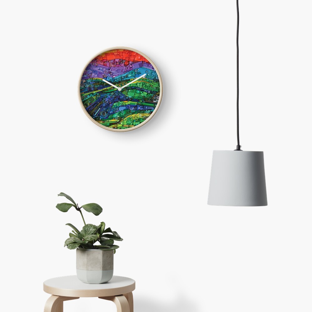 Item preview, Clock designed and sold by hilarystoyart.