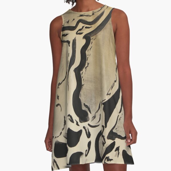 CLOUD LEOPARD A-Line Dress