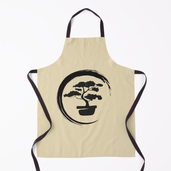 Item preview, Bonsai calligraphy circle ink brush japanese arts plant culture designed and sold by ShirtVibes.