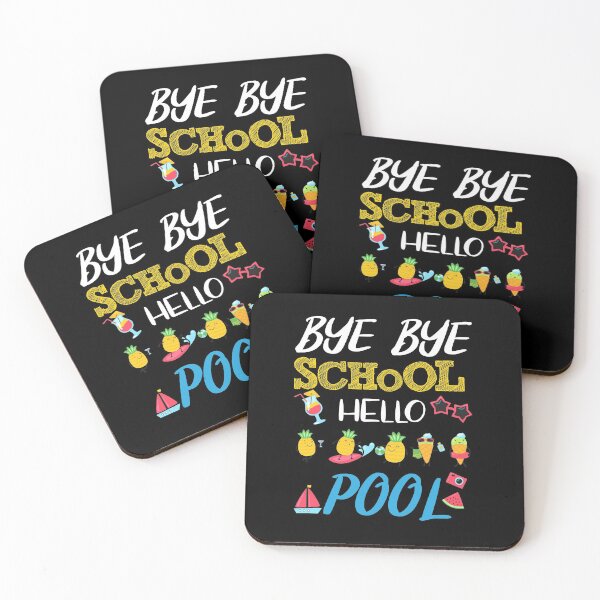 Item preview, bye bye school hello pool , summer lover , summer 2021 designed and sold by jamal el annague.